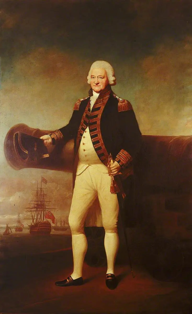 Amiral Sir Charles Saunders (1713?-1775) - Joshua Reynolds - Alpha Reproduction