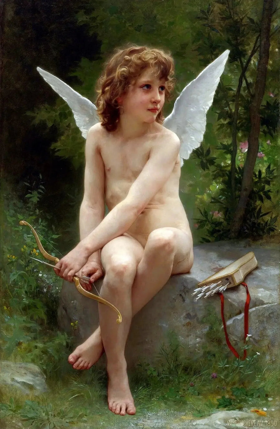 Amor à espreita - Bouguereau