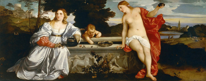Amor sagrado e amor profano - Titian