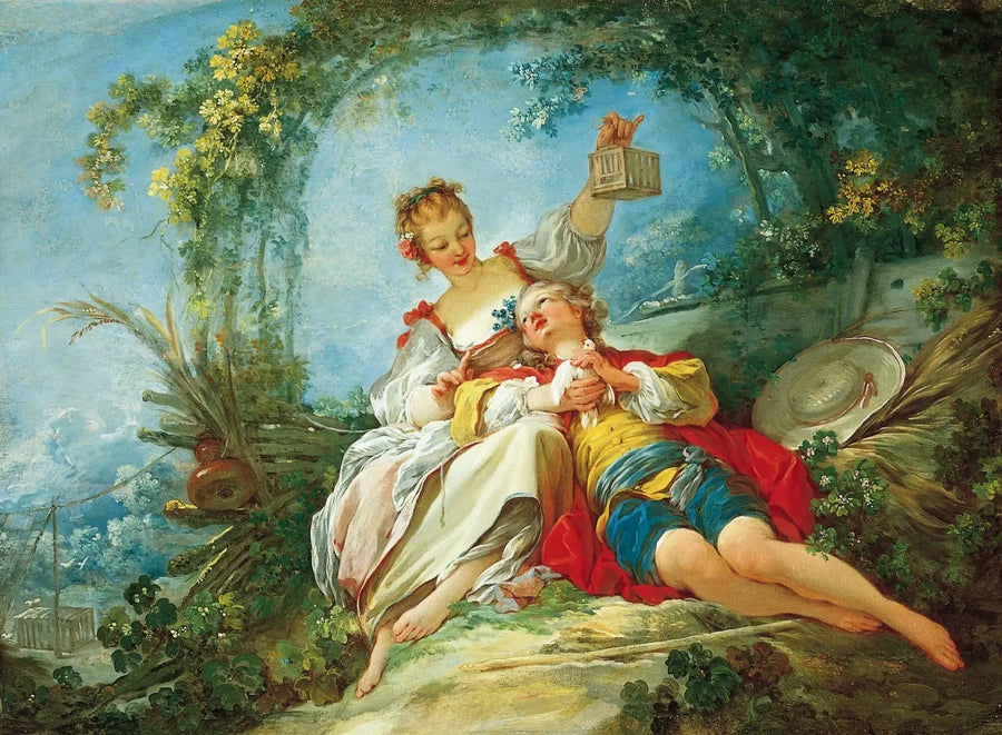 Amantes Felizes - Jean-Honoré Fragonard
