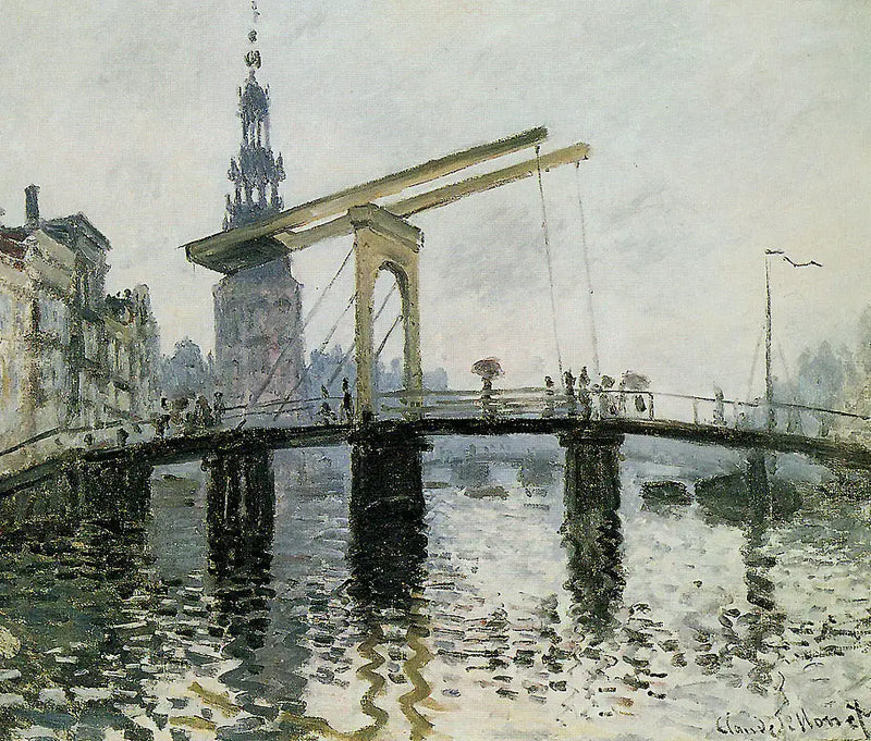 Amsterdã, A Ponte - Claude Monet