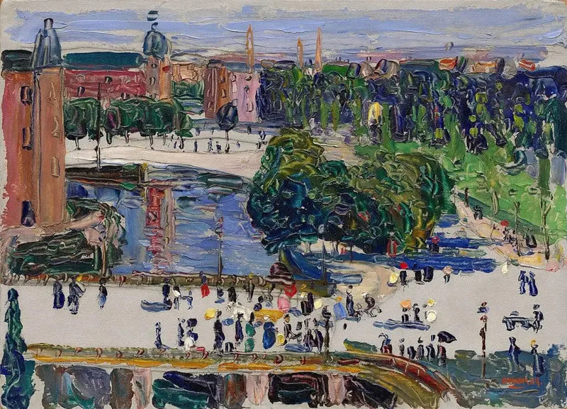Amsterdã—Vista da Janela - Vassily Kandinsky