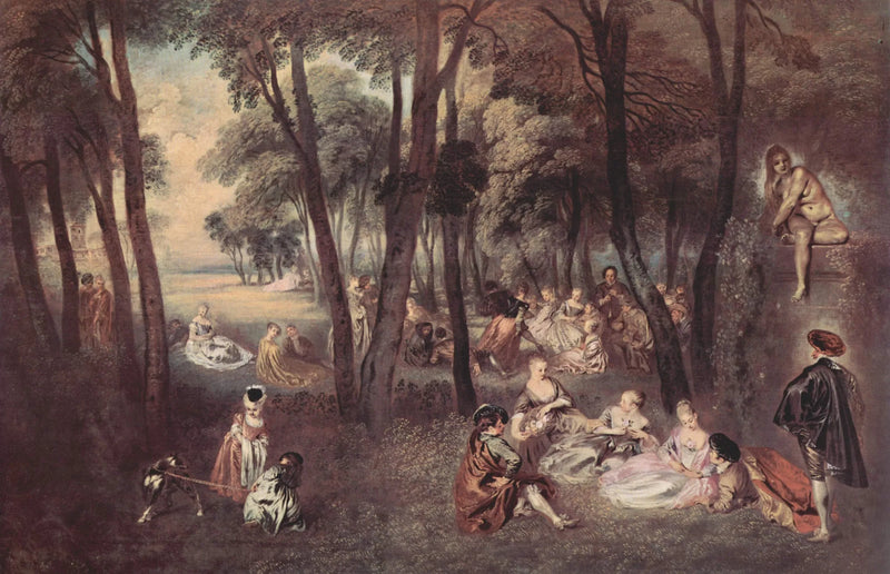 Diversões Campestres - Antoine Watteau