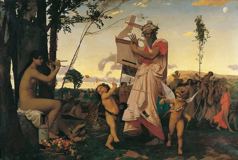 Anacreonte, Baco e o Amor - Jean-Léon Gérôme