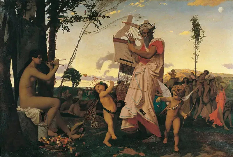 Anacreonte, Baco e o Amor - Jean-Léon Gérôme