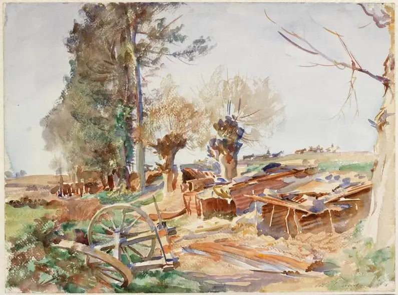 Antigos acampamentos - John Singer Sargent