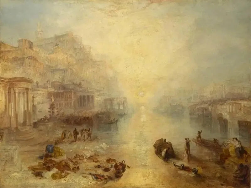 Itália Antiga - Ovídio Banido de Roma - J. M. W. Turner