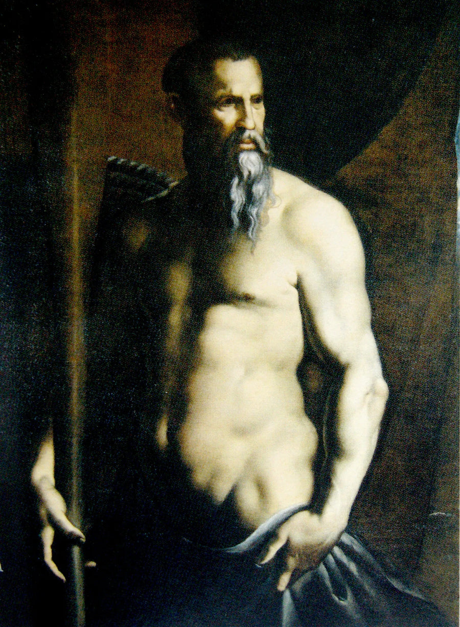 Andrea Doria no papel de Netuno - Bronzino
