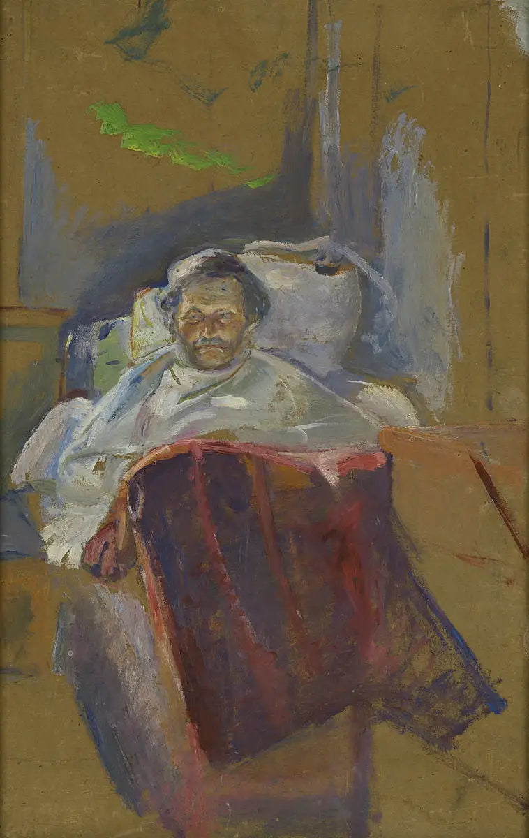 Reproduction du tableau « Andreas Bjølstad - Edvard Munch » par Alpha Reproduction en peinture à l’huile