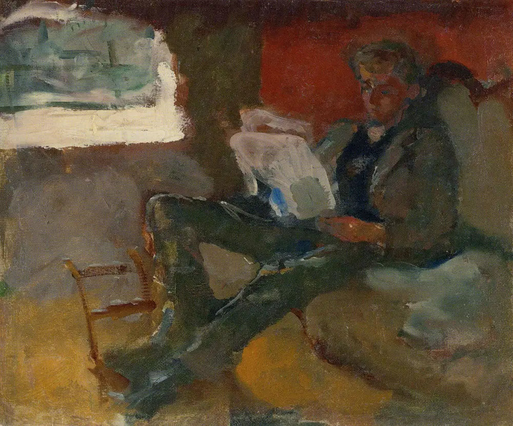 Reproduction du tableau « Andreas Lisant - Edvard Munch » par Alpha Reproduction en peinture à l’huile
