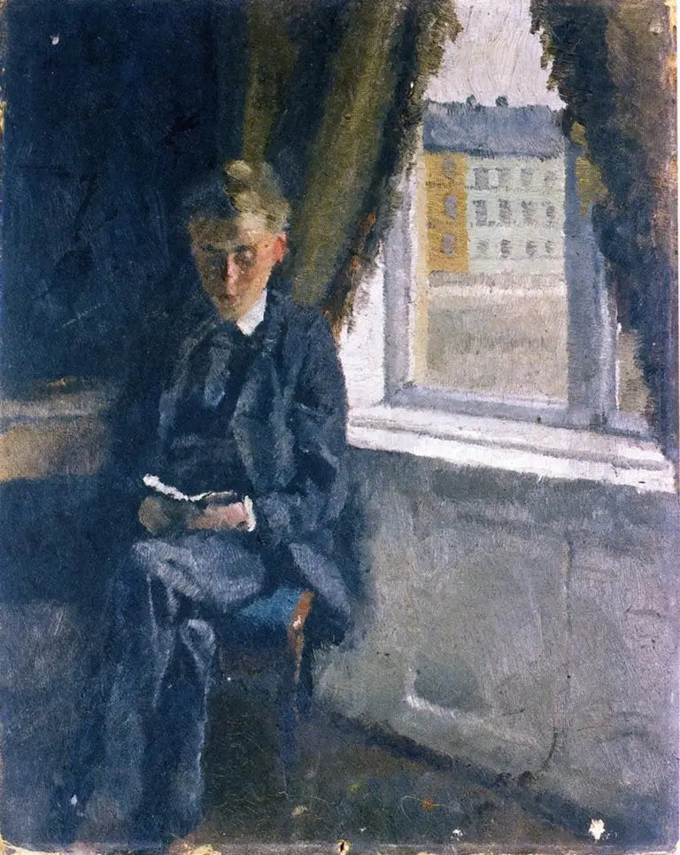 Reproduction du tableau « Andreas Lisant - Edvard Munch » par Alpha Reproduction en peinture à l’huile
