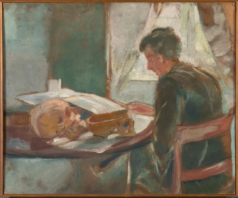 Andreas Munch estudante de anatomia - Edvard Munch
