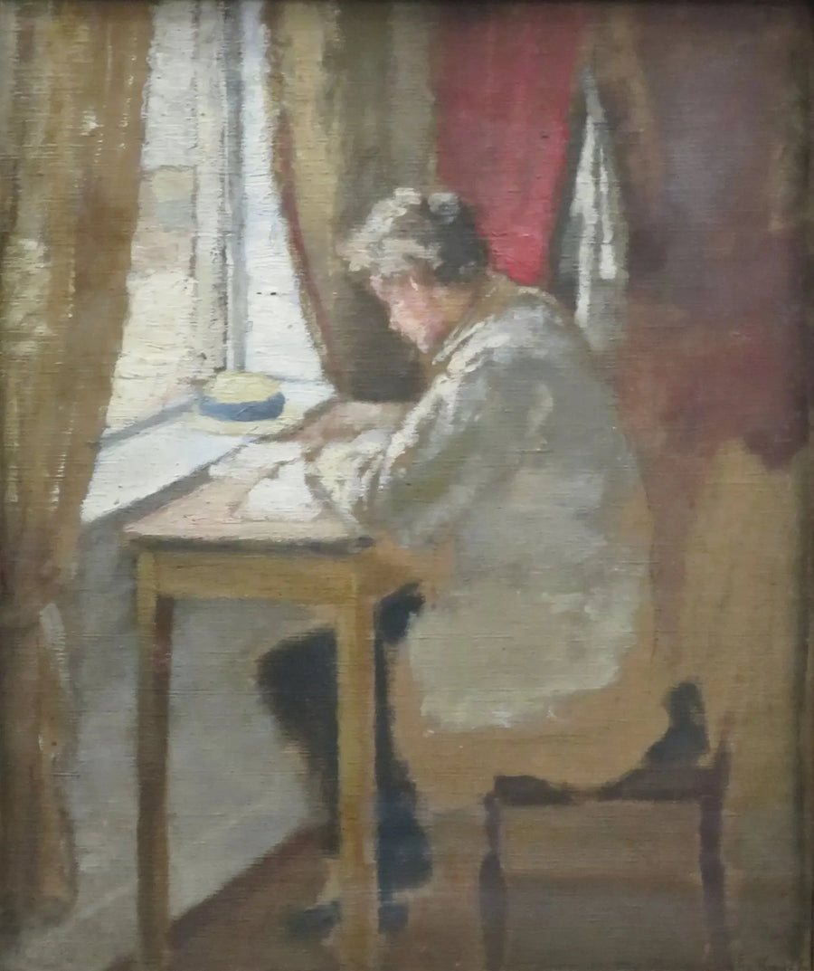 Andreas perto da janela - Edvard Munch