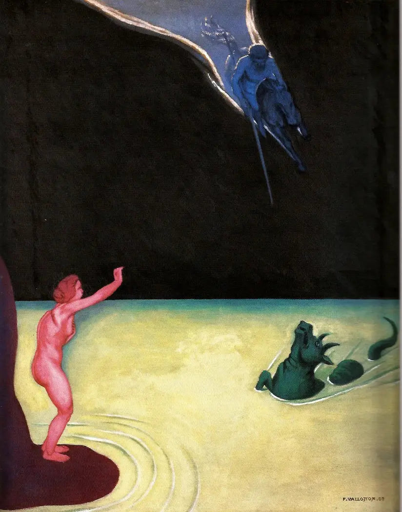 Andromède debout et Persée - Félix Vallotton - Alpha Reproduction