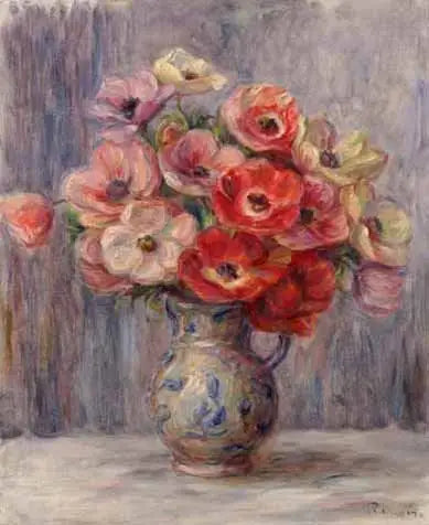 Anêmonas - Pierre-Auguste Renoir