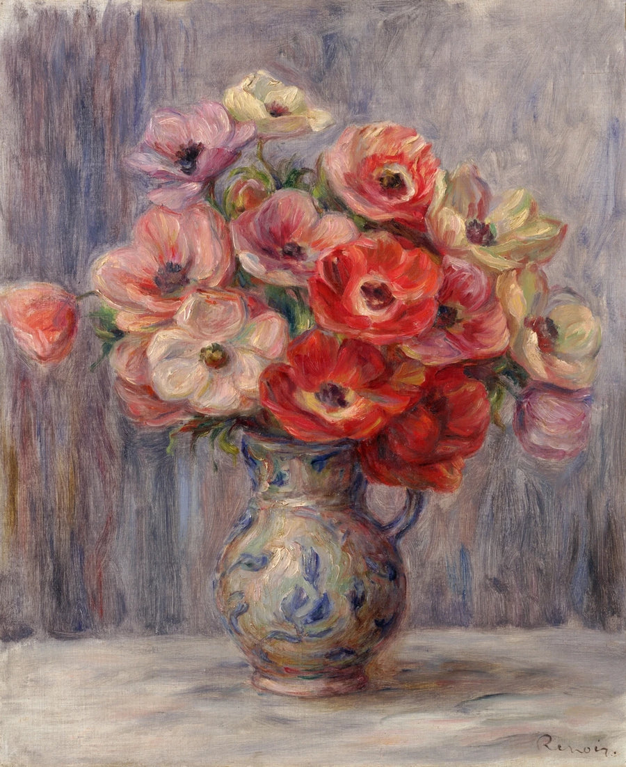 Anêmonas - Pierre-Auguste Renoir