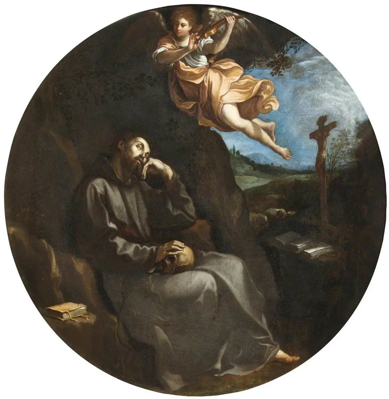Anjo aparecendo a São Francisco - Guido Reni