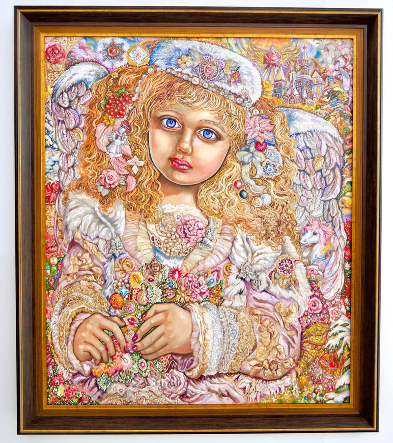 Anjo das Luzes de Natal  | 60 x 75 cm