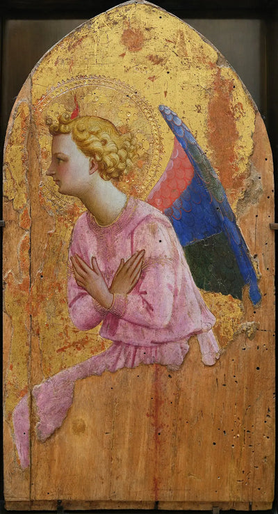 Ange en adoration tourné vers la gauche - Fra Angelico - Alpha Reproduction