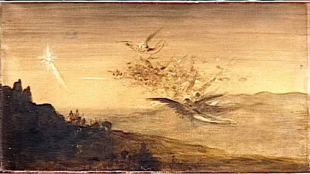 Anjos seguindo os Reis Magos.jpg - Gustave Moreau