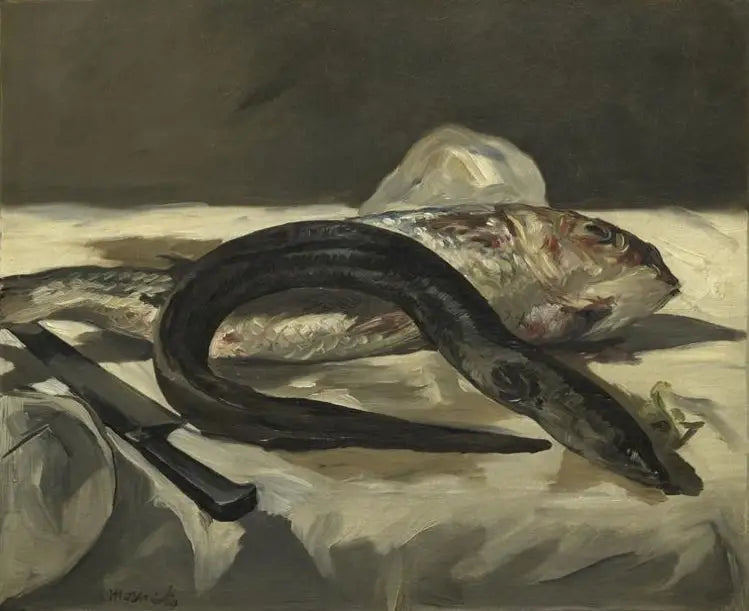 Enguia e Robalo - Édouard Manet