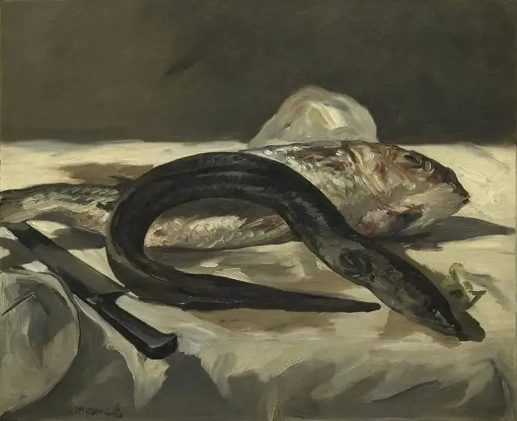 Enguia e Robalo - Édouard Manet