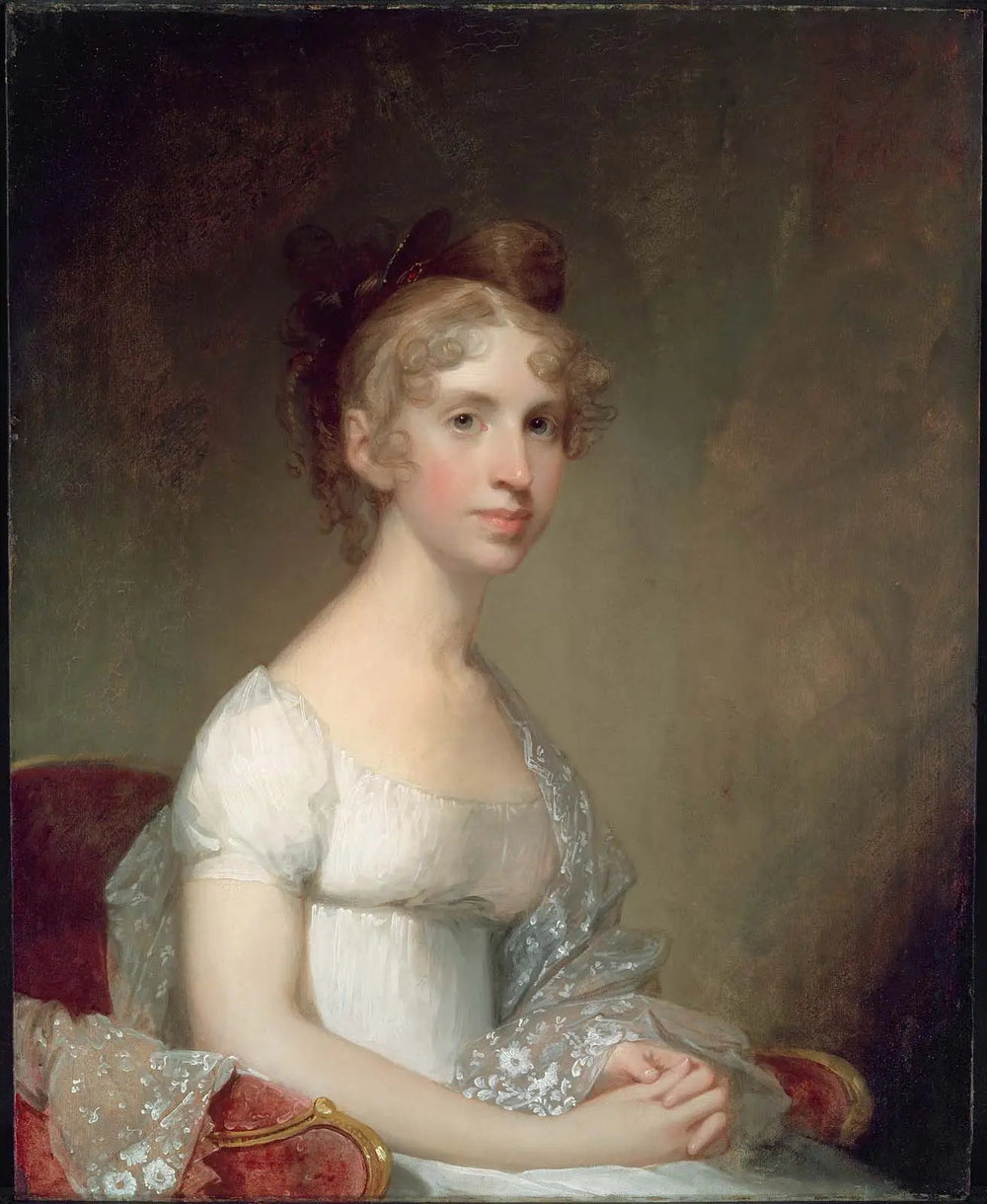 Anna Powell Mason (Mme Patrick Grant) - Gilbert Stuart image 1 copie de tableau peinte à la main
