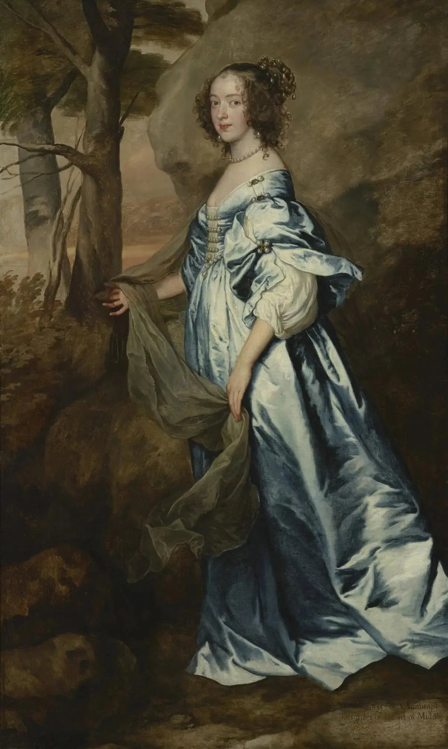 Anne, condessa de Clanbrassil - Antoine van Dyck