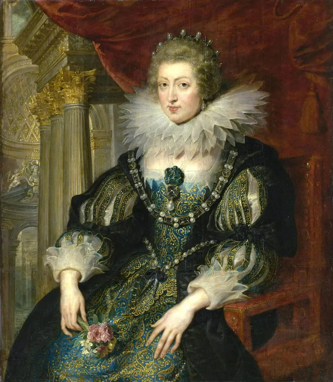 Ana d'Autriche, rainha da França - Peter Paul Rubens