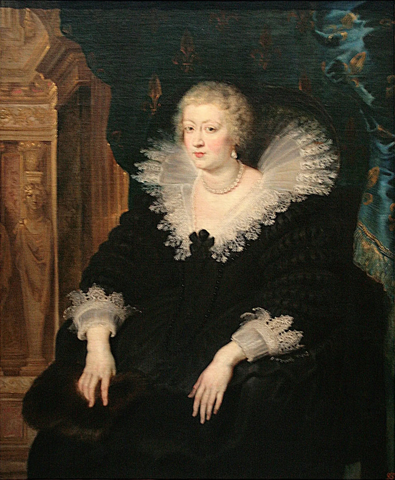 Ana d'Autriche, rainha da França - Peter Paul Rubens