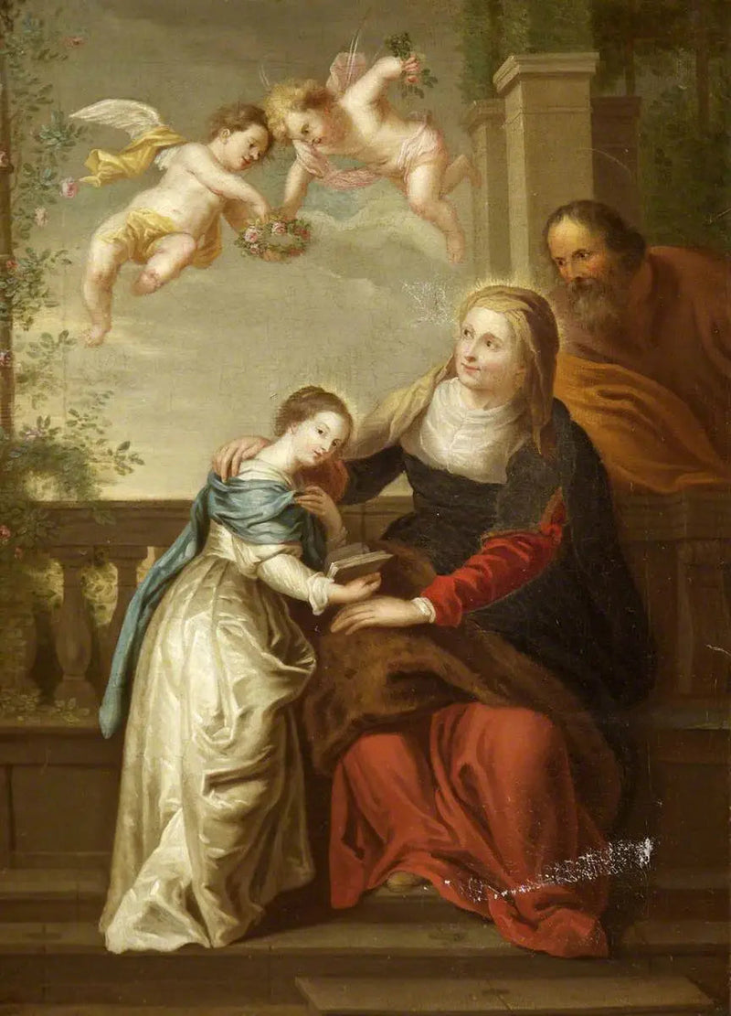 Anne e Joaquim com a Virgem Maria - Peter Paul Rubens