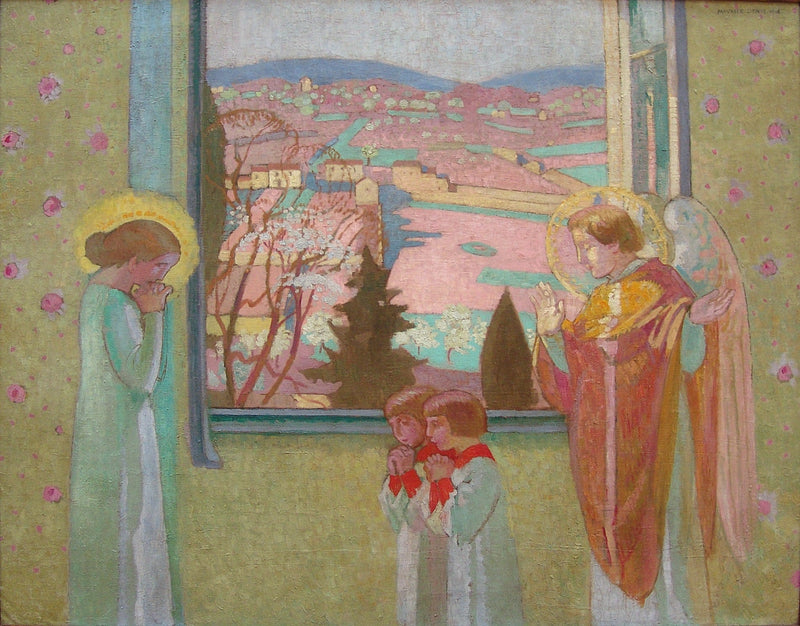 Anunciação na janela do Priorado - Maurice Denis