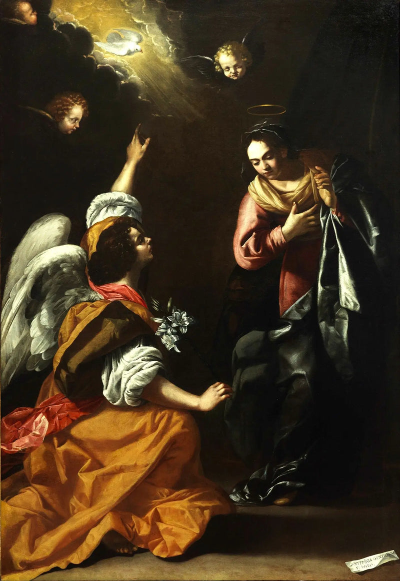 Anunciação - Artemisia Gentileschi