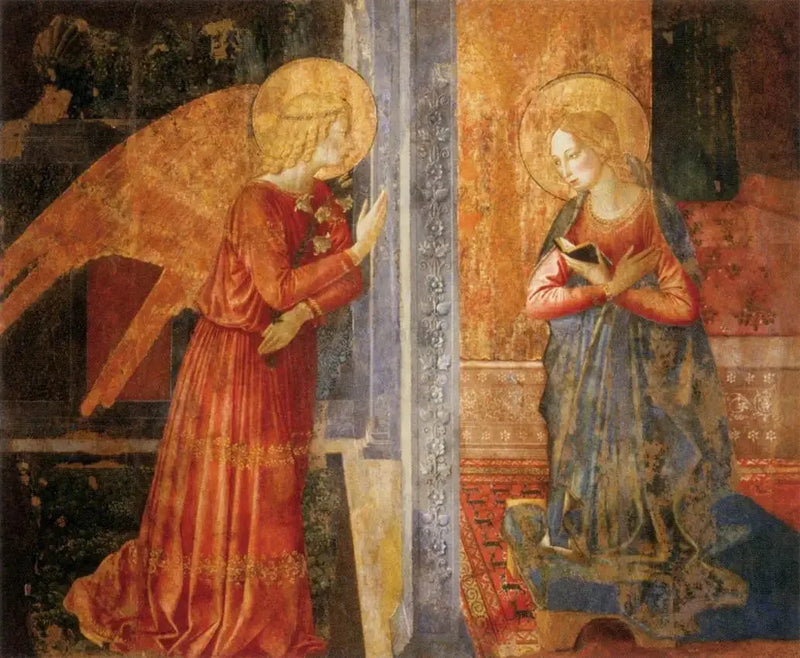 Anunciação de San Domenico - Benozzo Gozzoli