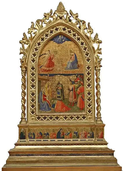 Anunciação e Adoração dos Magos - Fra Angelico