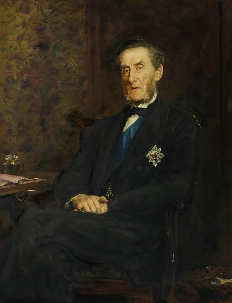 Anthony Ashley-Cooper (1801–1885), 7º conde de Shaftesbury, presidente da Sociedade Bíblica - John Everett Millais