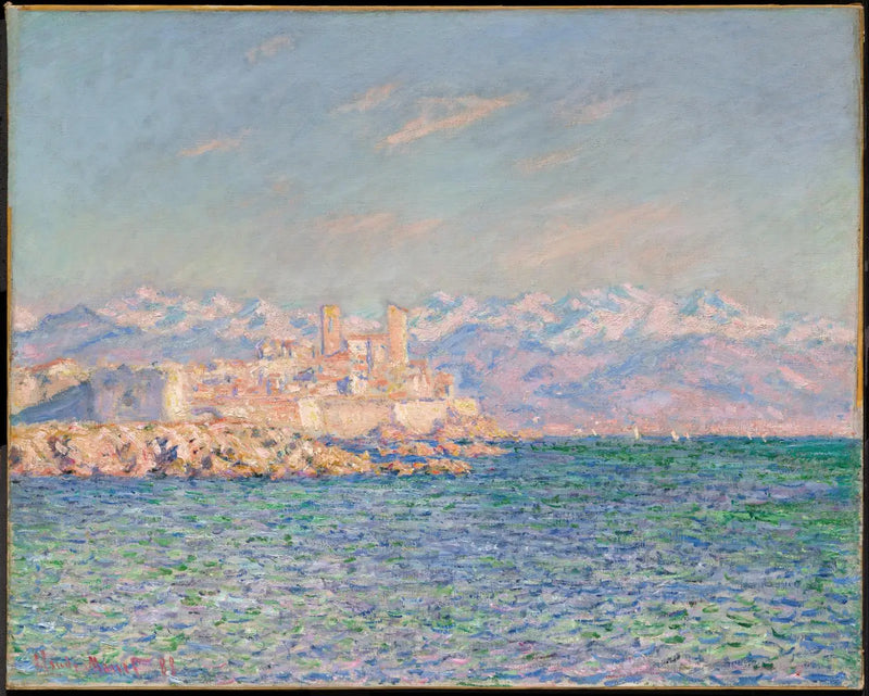 Antibes, efeito da tarde - Claude Monet