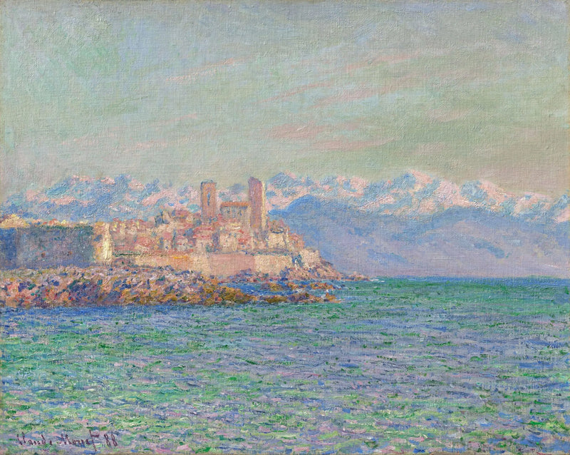 Antibes, o forte - Claude Monet