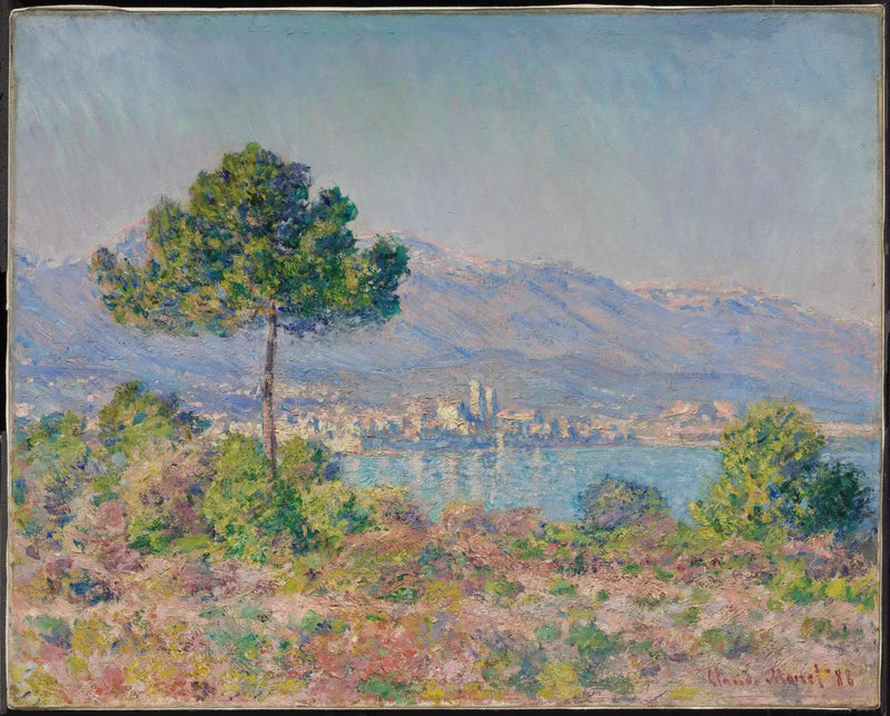Antibes visto do platô Notre-Dame - Claude Monet