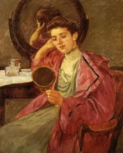 Antoinette na sua penteadeira - Mary Cassatt