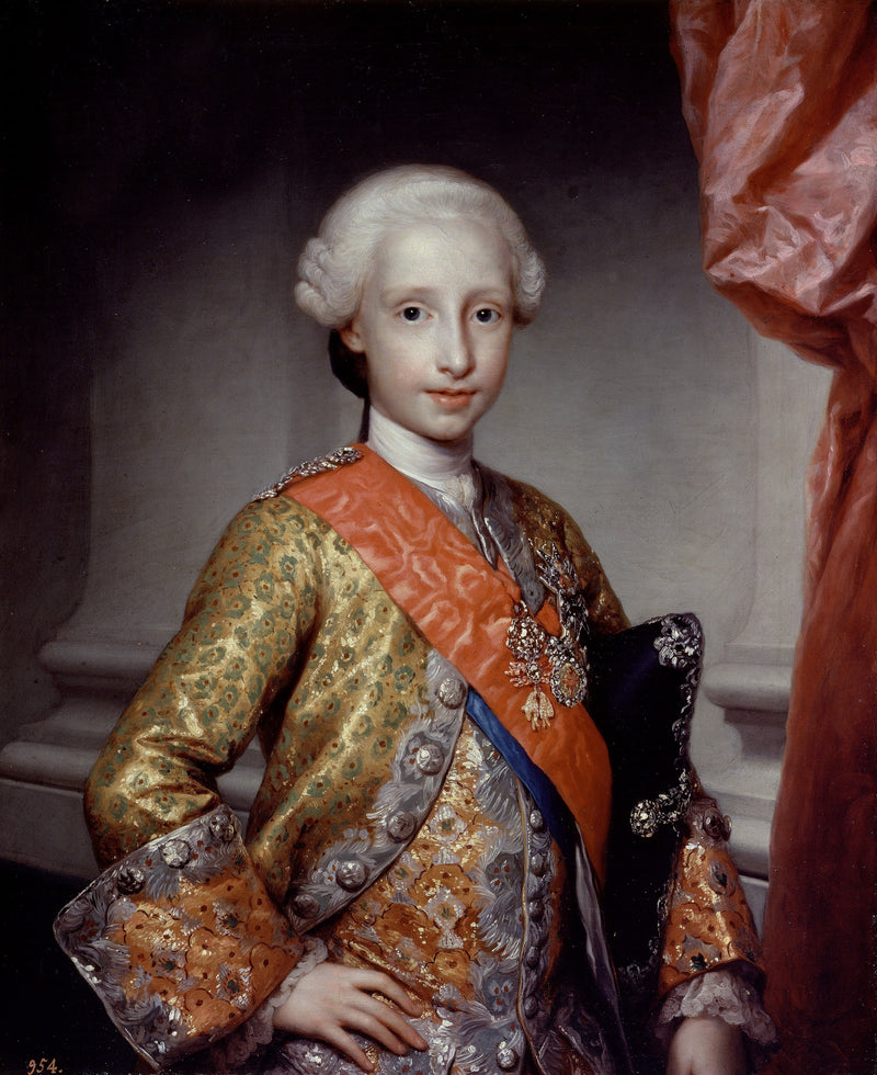 Antonio Pascual de Borbón y Sajonia, infante da Espanha - Anton Raphael Mengs