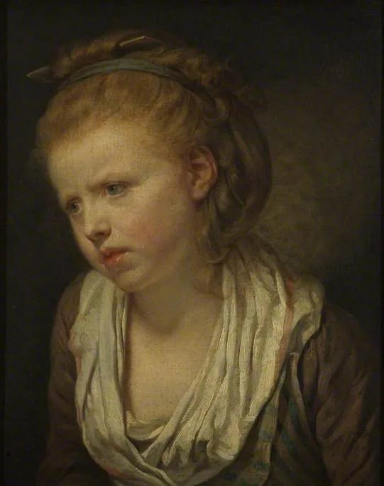 "Ansiedade", Cabeça de uma menina - Jean-Baptiste Greuze