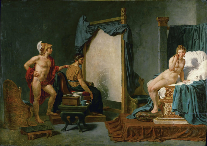 Apelle pintando Campaspe na presença de Alexandre - Jacques-Louis David