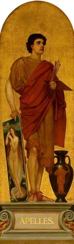 Apelle (projeto para um mosaico no Victoria and Albert Museum) - Edward Poynter