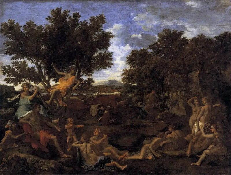 Apollon apaixonado por Daphné - Nicolas Poussin