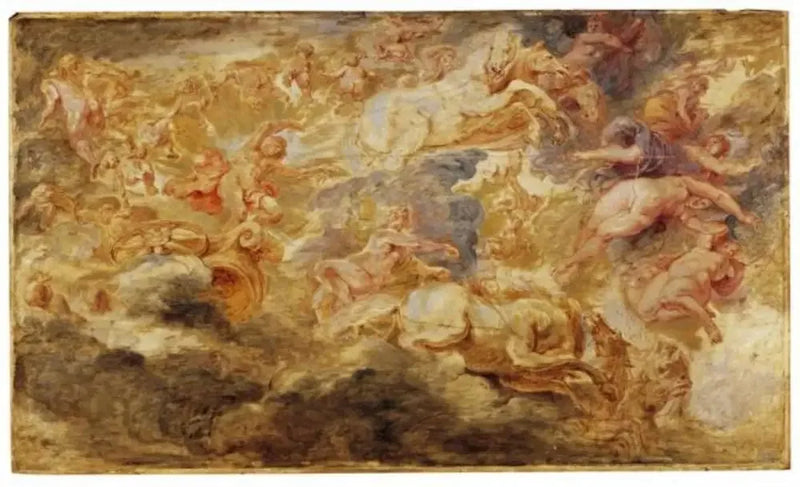Apolo no carro do sol - Peter Paul Rubens