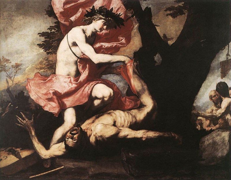 Apollon esfolando Marsyas - Jusepe de Ribera