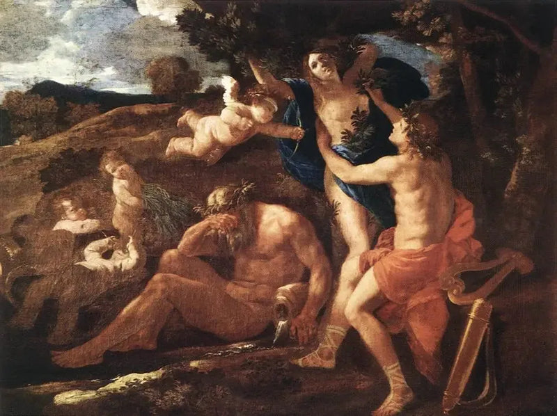 Apollon e Daphné - Nicolas Poussin