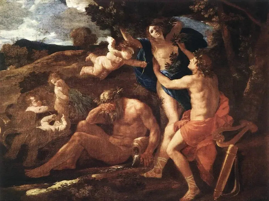 Apollon e Daphné - Nicolas Poussin