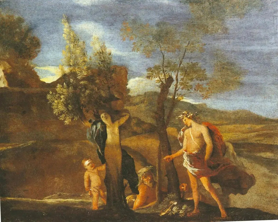 Apollon e Dafne - Nicolas Poussin